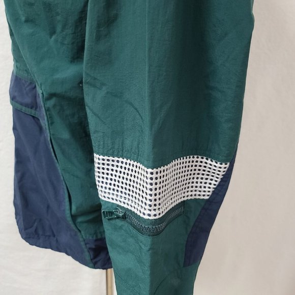 Catalina Womens Medium Green Hooded 1/2 Zip Kangaroo Pocket Hoodie Windbreaker - Picture 9 of 14